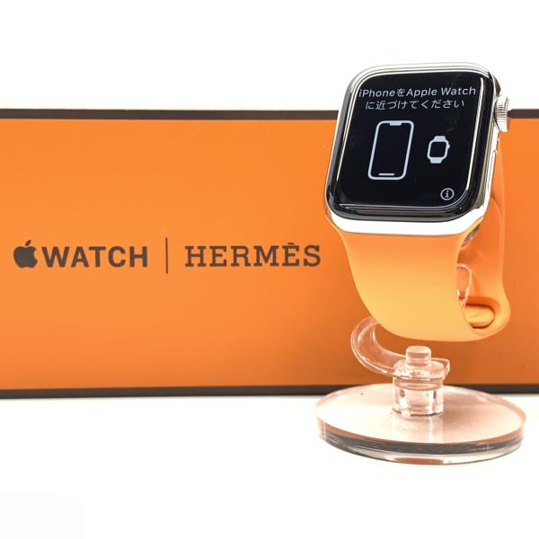 HERMES×Apple エルメス アップル Apple Watch アップルウォッチ Series5 GPSCellular 40mm レザーベルト スマートウォッチ 管理RY22002318