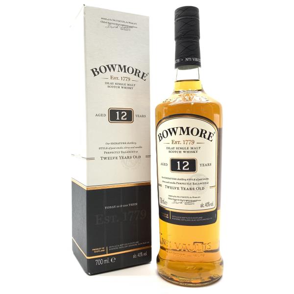 BOWMORE ボウモア 12年 700ml アイラウイスキー シングルモルト アルコール40％ スコッチ お酒 サントリー 専用ケース 管理RY22002468