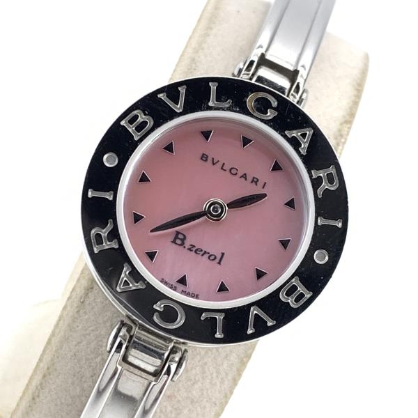 BVLGARI ブルガリ 腕時計 BZ22S ビーゼロワン バングルウォッチ 腕時計 ピンクシェル文字盤 レディース クオーツ 2針 管理RY22002606のサムネイル