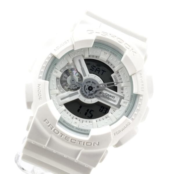CASIO カシオ 腕時計 GA-110BC-7AJF アナデジ G-SHOCK デイデイト ホワイト 白 クオーツ レディース メンズ タングバックル 管理RY22002604