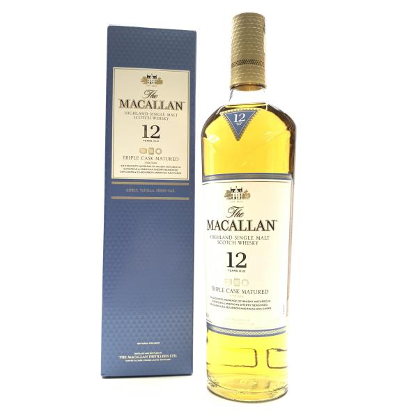 MACALLAN マッカラン 12年 700ml ウイスキー モルト アルコール40％ スコッチ トリプルカスク ファインオーク お酒 管理RY22003888