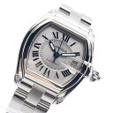 Cartier カルティエ 腕時計 W62025V3 ロードスターLM デイト シルバー文字盤 自動 ...
