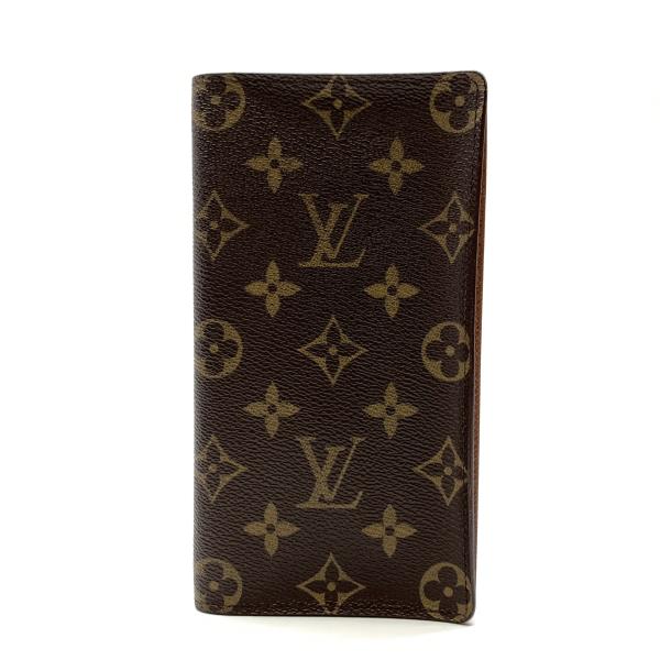 LOUIS VUITTON ルイヴィトン M60825 ポルトカルト クレディ モノグラム 長財布 二つ折り 札入れ カードケース メンズ 管理RY23002648