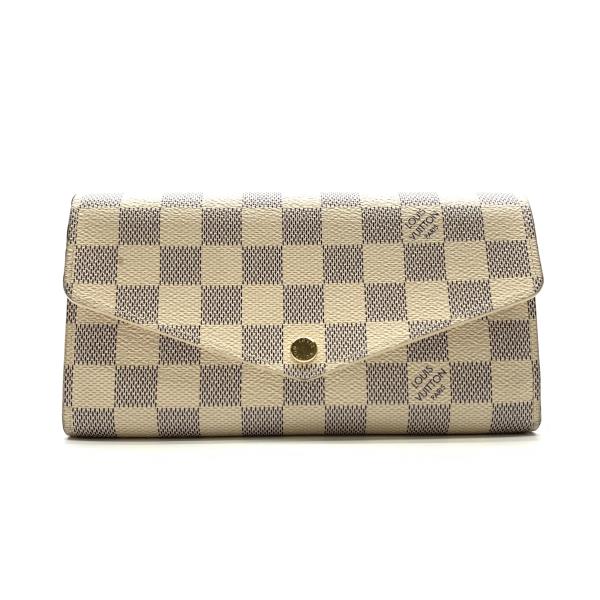 LOUIS VUITTON ルイヴィトン N63208 ポルトフォイユサラ 長財布 ダミエアズール コインケース 小銭入れ レディース 管理RY23003085