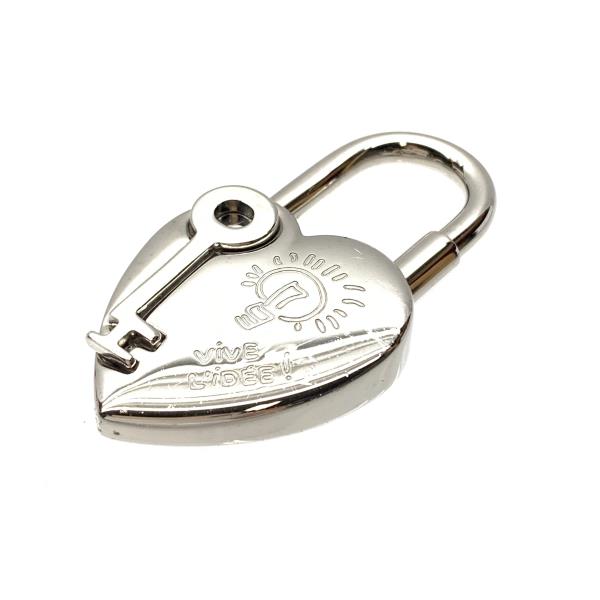 HERMES エルメス カデナ ヴィヴィリデ ファンタジーハート 2004年 チャーム シルバー金具 ペンダントトップ 南京錠 管理RY23003708のサムネイル