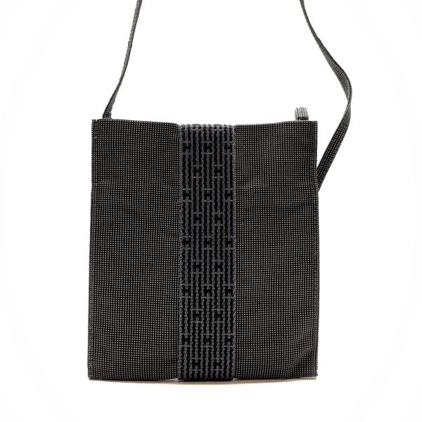 HERMES エルメス エールライン ポシェット ショルダーバッグ クロスボディ 斜め掛け かばん キャンバス グレー 男女兼用 管理RY24002408のサムネイル