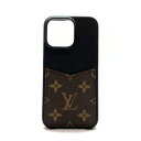 LOUIS VUITTON ルイヴィトン M82888 バンパー 15 PRO MAX モノグラム iPhone15 Pro MAX ケース スマホケース 黒 ...