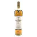 MACALLAN マッカラン 12年 ウイスキー モルト アルコール40% 700ml スコットランド スコッチ ダブルカスク お酒 管理RY25000359