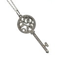TIFFANY ティファニー バブルキー ネックレス ペンダント Pt...(4)