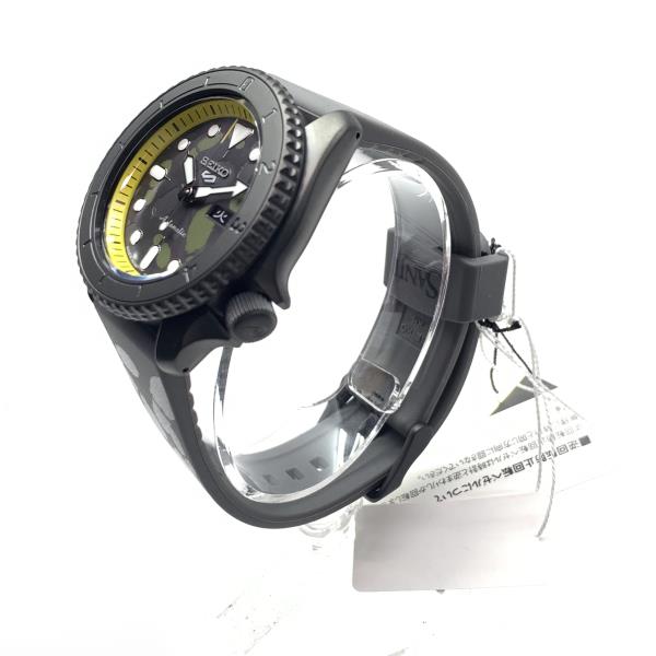 SEIKO セイコー 腕時計 5スポーツ ワンピース サンジ ワンピース 限定コラボ 4R36-11Z0 自動巻き グレー系 メンズ 管理RY25000962