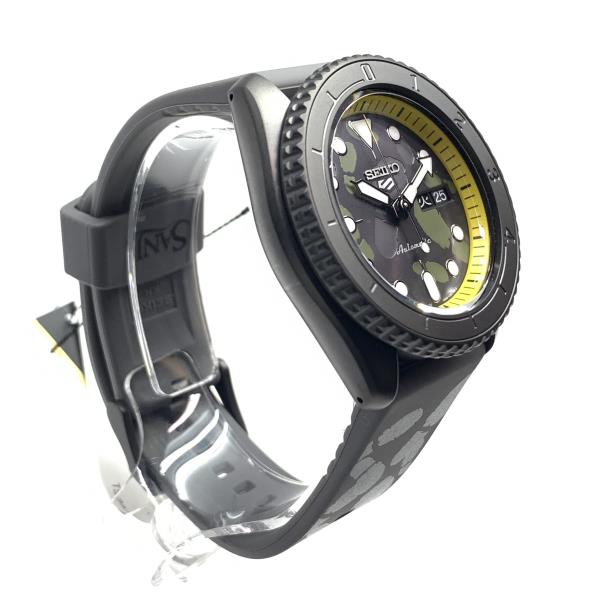 SEIKO セイコー 腕時計 5スポーツ ワンピース サンジ ワンピース 限定コラボ 4R36-11Z0 自動巻き グレー系 メンズ 管理RY25000962