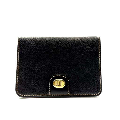 dunhill ダンヒル カードケース 名刺入れ パスケース 定期入れ レザー ブラック 黒 ロゴ ゴールド金具 メンズ 通勤 通学 管理RY25001620 dunhill ダンヒル カードケース 名刺入れ パスケース 定期入れ レザー ブラック 黒 ロゴ ゴールド金具 メンズ 通勤 通学 管理RY25001620
