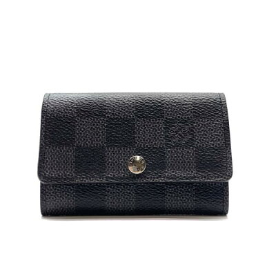 LOUISVUITTON ルイヴィトン N62662 ダミエグラフィット ミュルティクレ6 キーケース キーリング 6連 イニシャル入 管理RY25003147