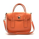 Kate spade ケイトスペード ハンドバッグ ショルダーバッグ トートバッグ 2WAY ターンロック オレンジ レディース かばん 管理RY25003044
