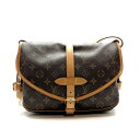 LOUIS VUITTON ルイヴィトン M42256 ソーミュール30 ショルダーバッグ モノグラム ブラウン 茶色 レディース メンズ かばん 管理RY25...