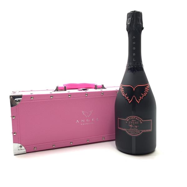 ANGEL エンジェル シャンパン NV ブリュット ヘイロー ピンク 750ml シャンパン 果実酒 アルコール 12.5％ 専用ケース お酒 管理RY25005698