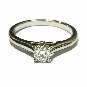 Cartier カルティエ N4163600 ソリテール1895 リング Pt900 プラチナ ダイヤモンド 0.2ct サイズ47 7号 ソリティア エンゲージ 管理YI10701
