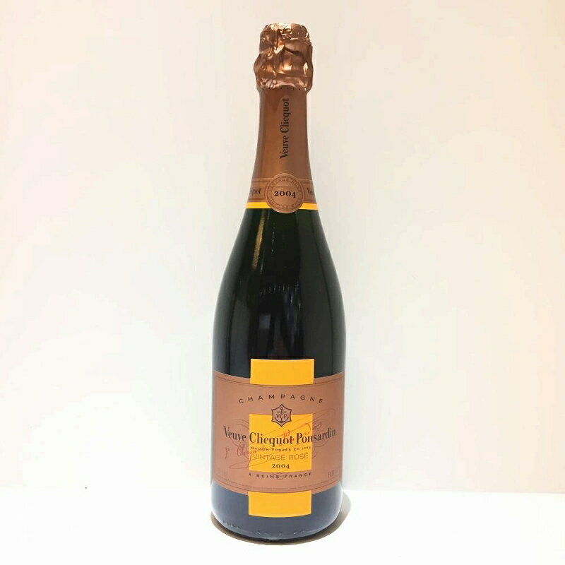 ヴーヴ・クリコ ヴィンテージ Veuve Clicquot ロゼ 2004 中古 未開封 シャンパーニュ お酒 750ml 12度 箱付き 管理RT11596