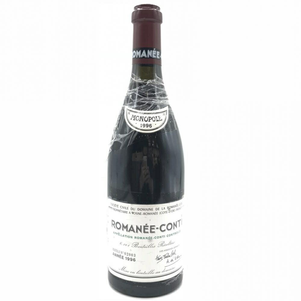 DRC ドメーヌ・ド・ラ・ロマネ・コンティ ロマネコンティ 1996年 750ml ROMANEE-CONTI フランス ブルゴーニュ 美品 管理YI14678