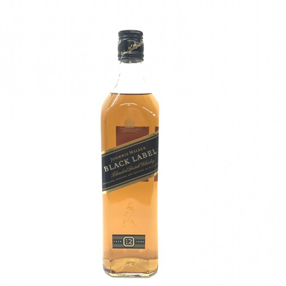 未開封 JOHNNIE WALKER ジョニーウォーカー ブラックラベル 12年 700ml 40度数 ウイスキー モルト・グレーン 洋酒 管理HS17231