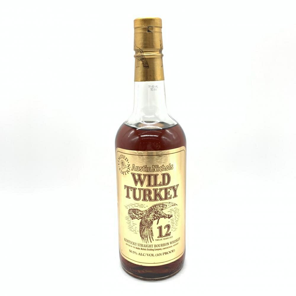 未開封 WILDTURKEY ワイルドターキー 12年 リミテッドエディション 750ml 50.5度 バーボンウイスキー お酒 洋酒 古酒 管理RT25570