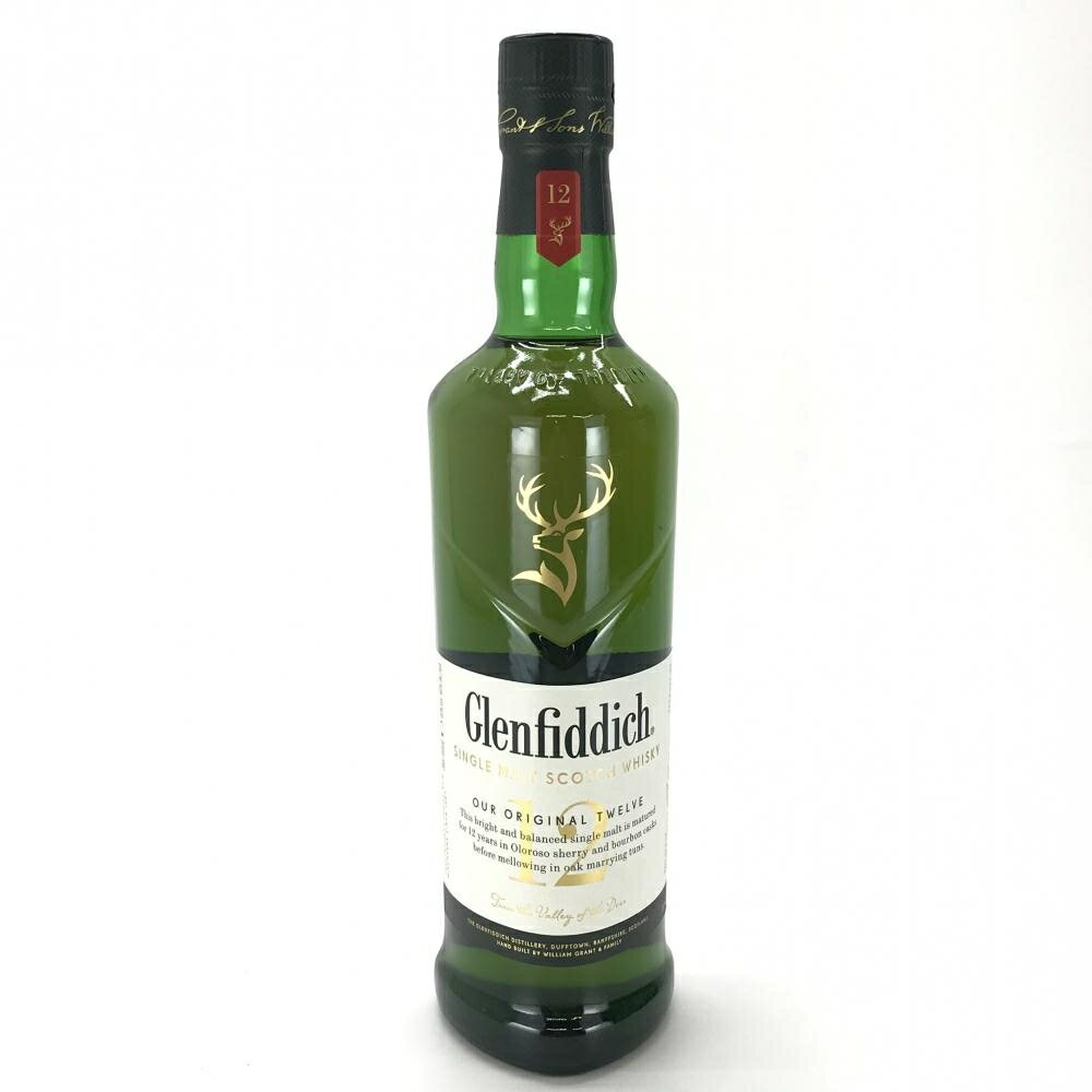 未開栓 Glenhinddich グレンフィディック 12年 700ml 40度数 シングルモルト スコッチウイスキー お酒 洋酒 古酒 管理YK28081