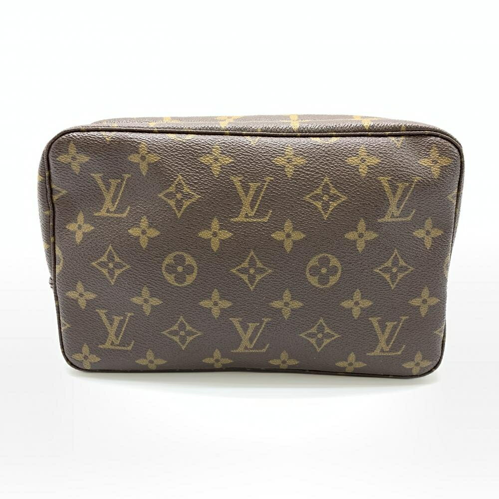 LOUIS VUITTON ルイヴィトン M47524 トゥルース トワレット23 モノグラム ブラウン セカンドバッグ クラッチ ポーチ ブランド 管理RT28296