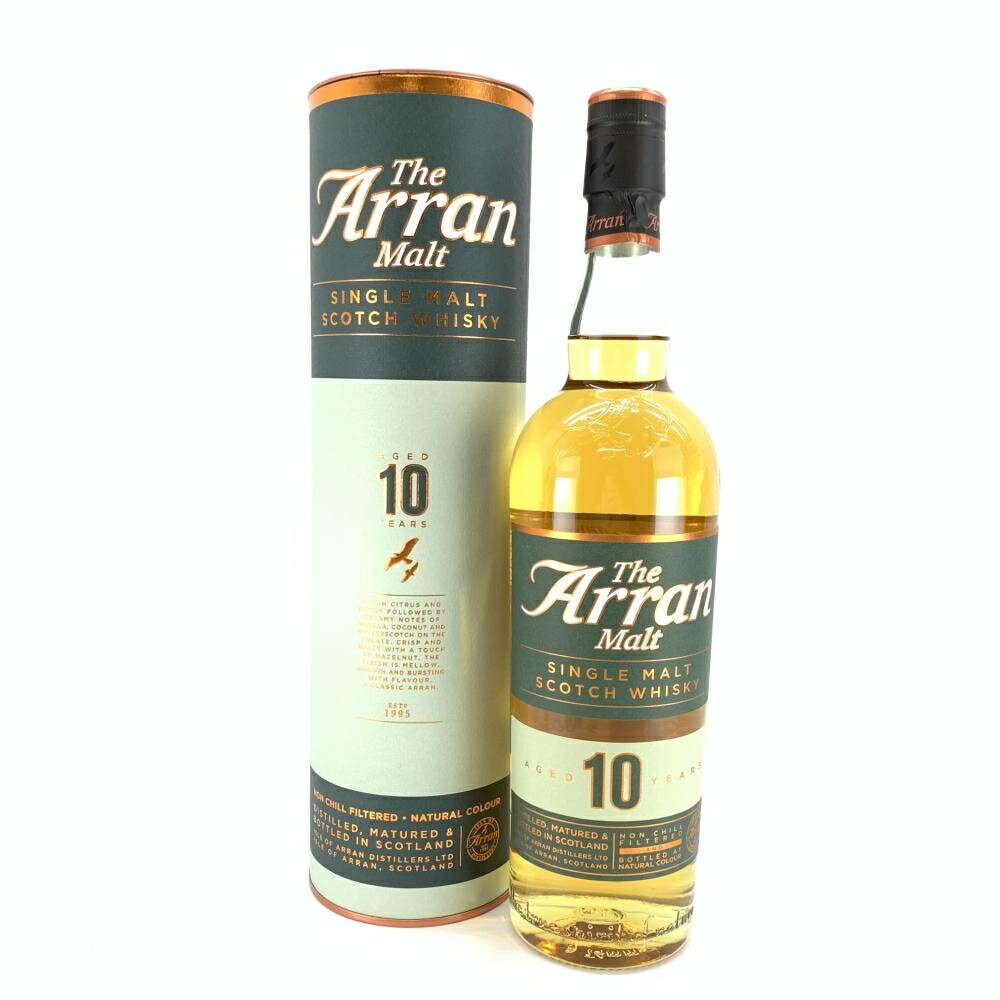 Arran Single Malt 10 years old アラン モルト 10年 700ml 46% 旧ボトル シングルモルト アイランドモルト アラン蒸溜所 Single Malt Whisky Arran Distillery 管理YI30697