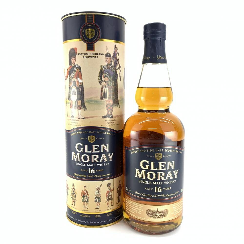 Glen Moray グレンマレイ 16年 700ml 40度 スペイサイド シングルモルト スコッチ ウイスキー 終売ボトル ワイン樽熟成 管理YI31297