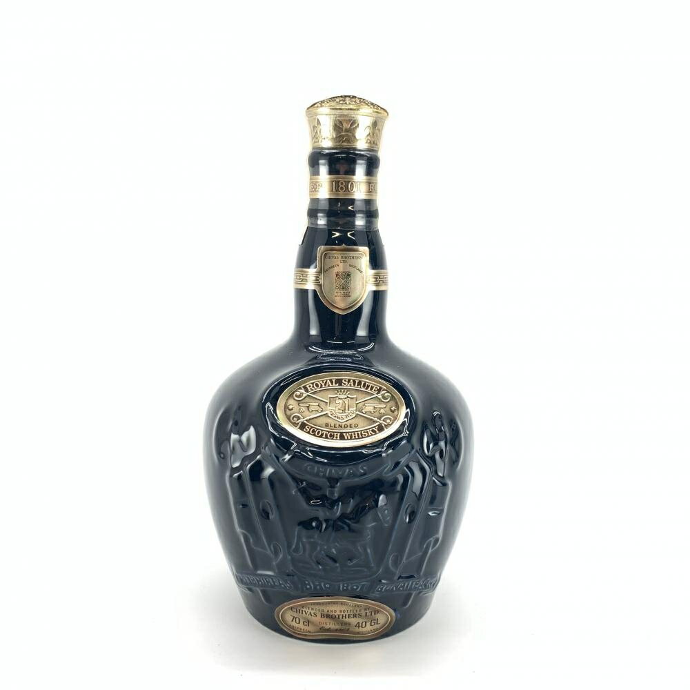 ROYAL SALUTE ロイヤルサルート 21年 700ml 40度 ブレンデッド スコッチ ウイスキー シーバスリーガル 陶器ボトル ブルー 管理YI31950