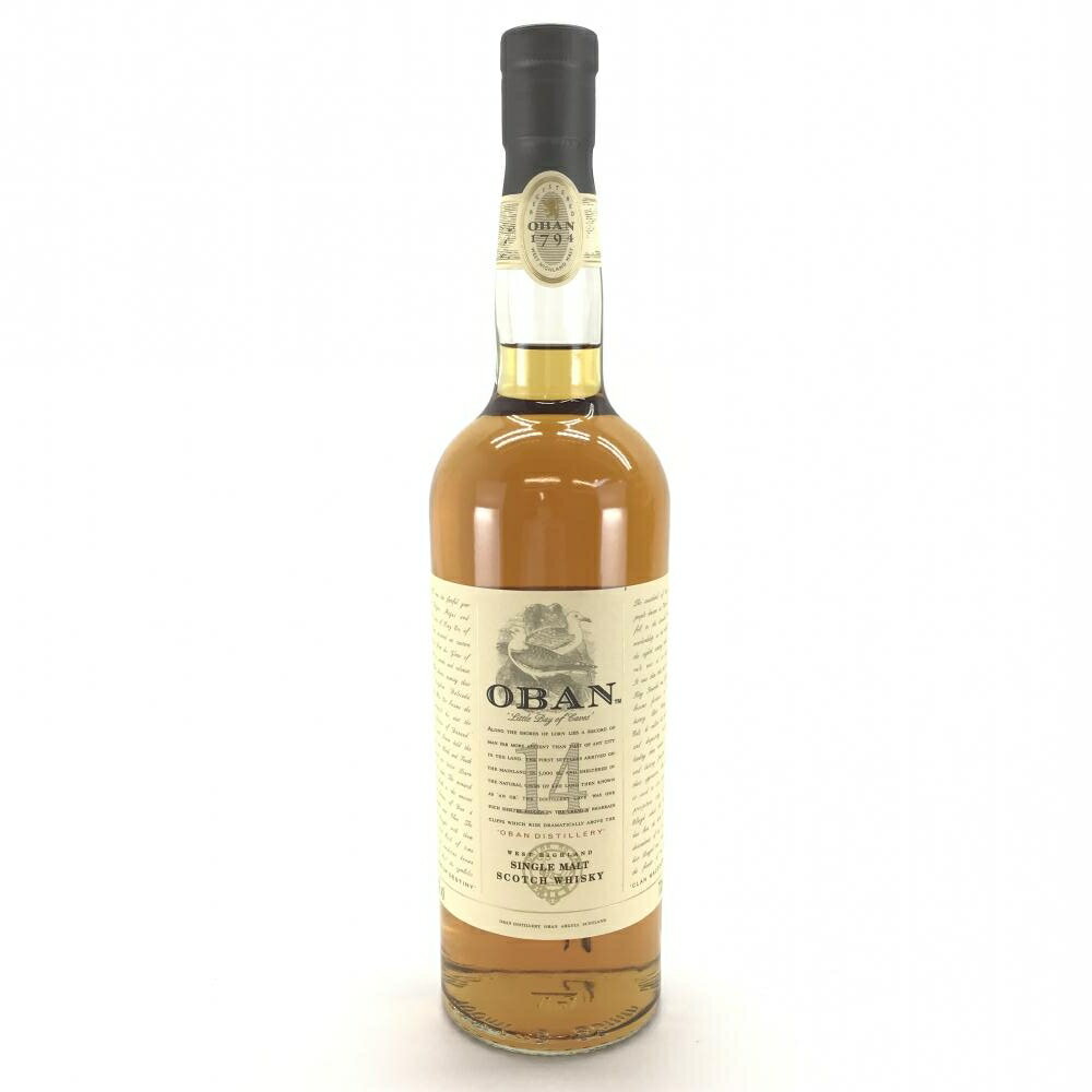 未開栓 OBAN オーバン 14年 700ml 43度数 シングルモルト スコッチウイスキー ハイランド お酒 洋酒 古酒 管理YK32657