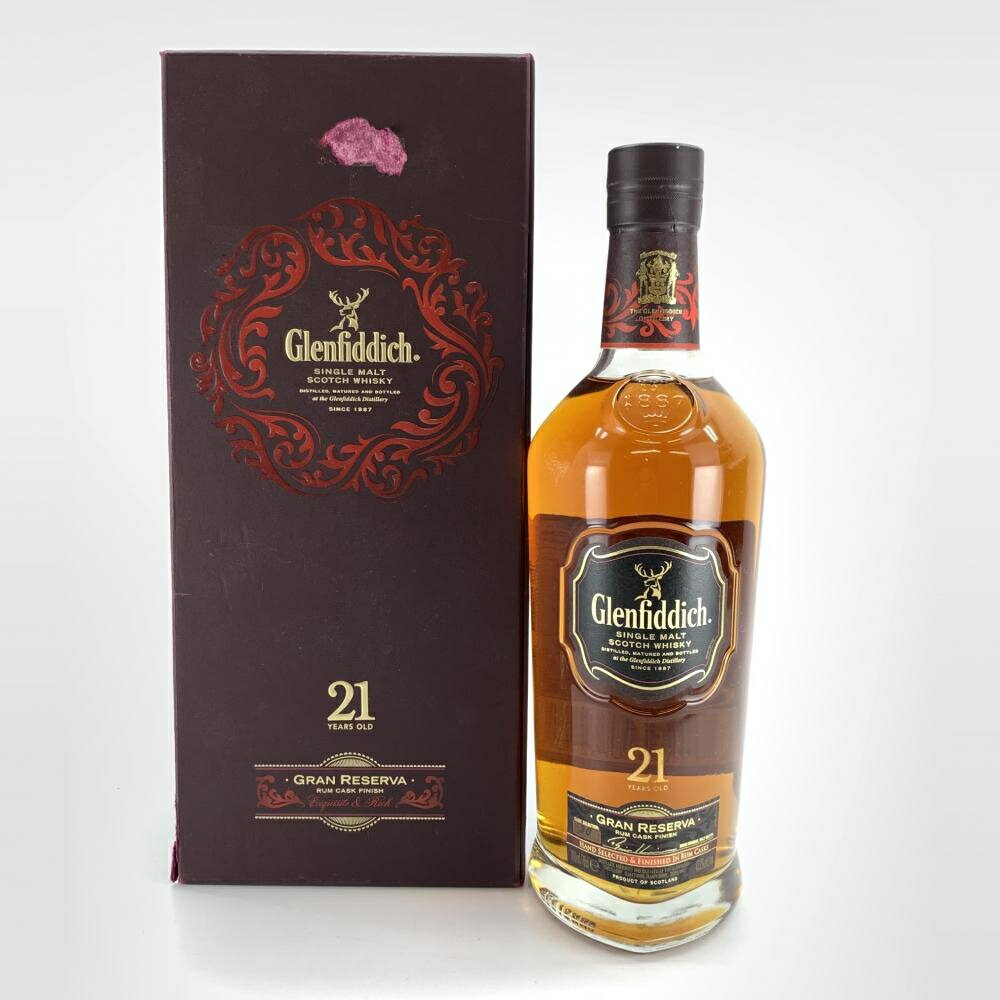 Glenfiddich グレンフィディック 21年 グランレゼルヴァ 700ml 43.2度 シングルモルト スコッチウイスキー ラムカスクフィニッ 管理YI32840