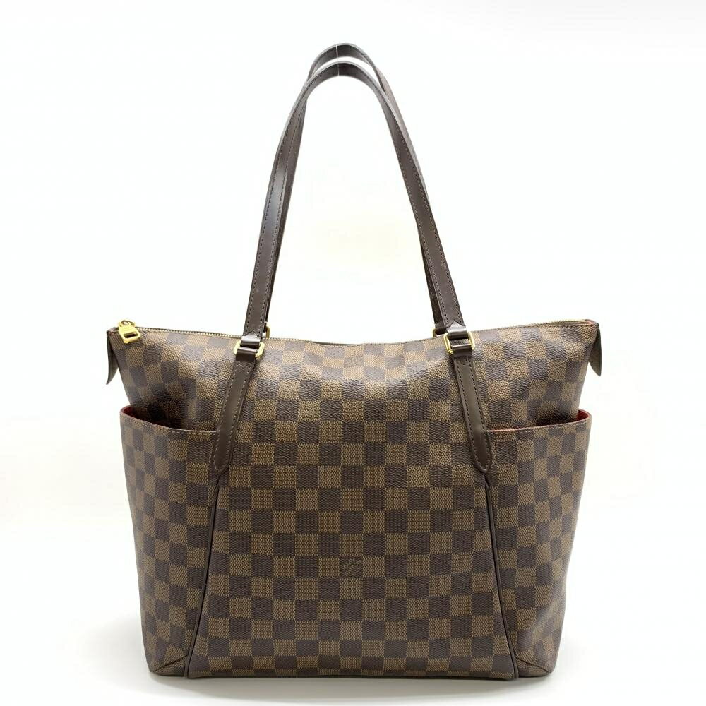 ルイヴィトン バッグ ダミエ（レディース） LOUIS VUITTON ルイヴィトン N41281 トータリーMM ダミエ レディース トートバッグ ショルダー 肩掛け ブラウン A4サイズ収納 管理RT34277