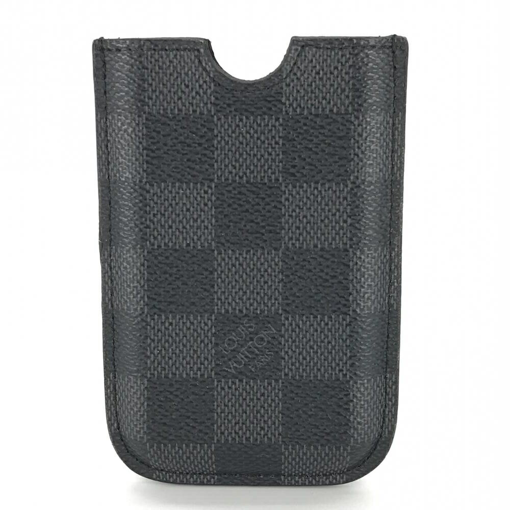 LOUIS VUITTON ルイヴィトン N62669 エテュイ iPhone 3GS ダミエグラフィット iPhoneケース ブラック グレー ブランドSLG 管理YK34103