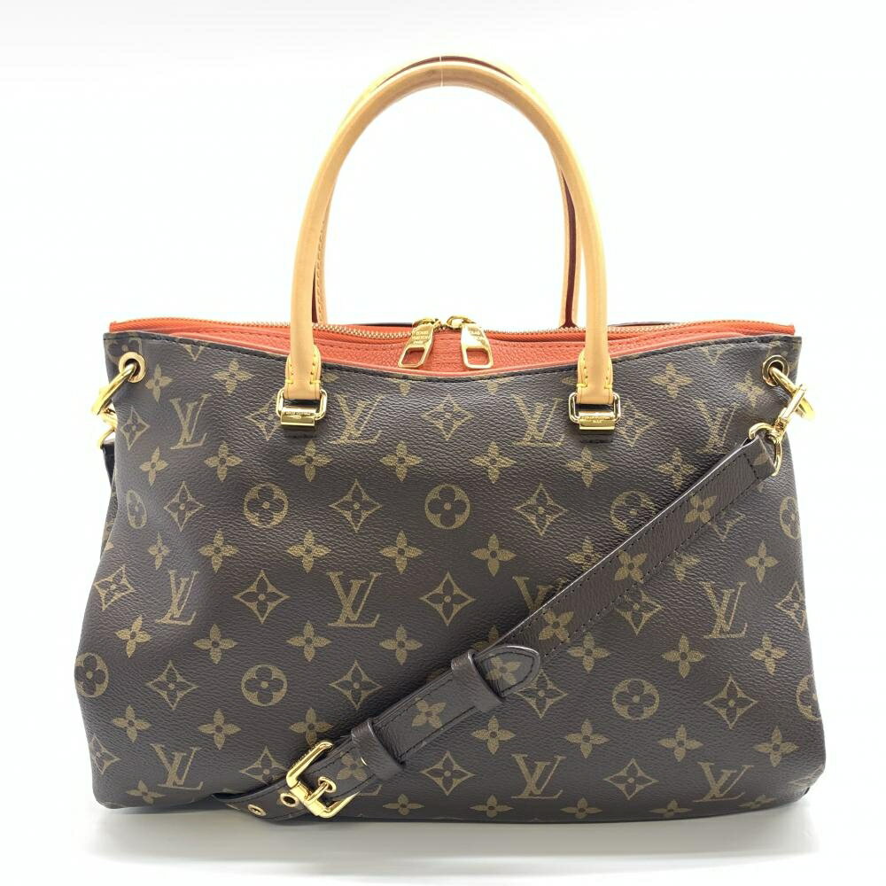 LOUIS VUITTON 륤ȥ M41148 ѥ饹 ƥ Υ 2WAY  ϥɥХå ֥饦 󥸷 RT34705