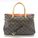 LOUIS VUITTON ルイヴィトン M41148 パラス クレモンティーヌ モノグラム 2WAY ショルダー ハンドバッグ ブラウン オレンジ系 管理RT34705