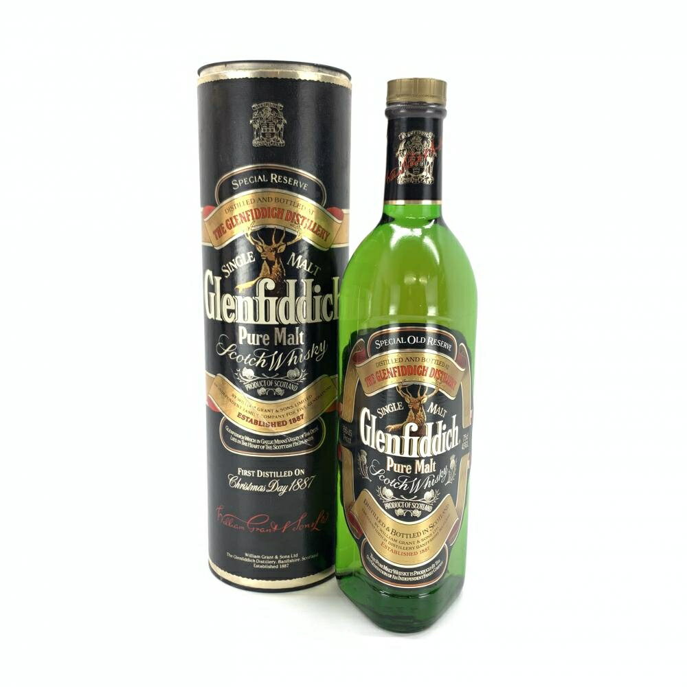 Glenfiddich グレンフィディック ピュアモルト 750ml 43% シングルモルト スコッチ ウイスキー オールドボトル レア 古酒 管理YI35176