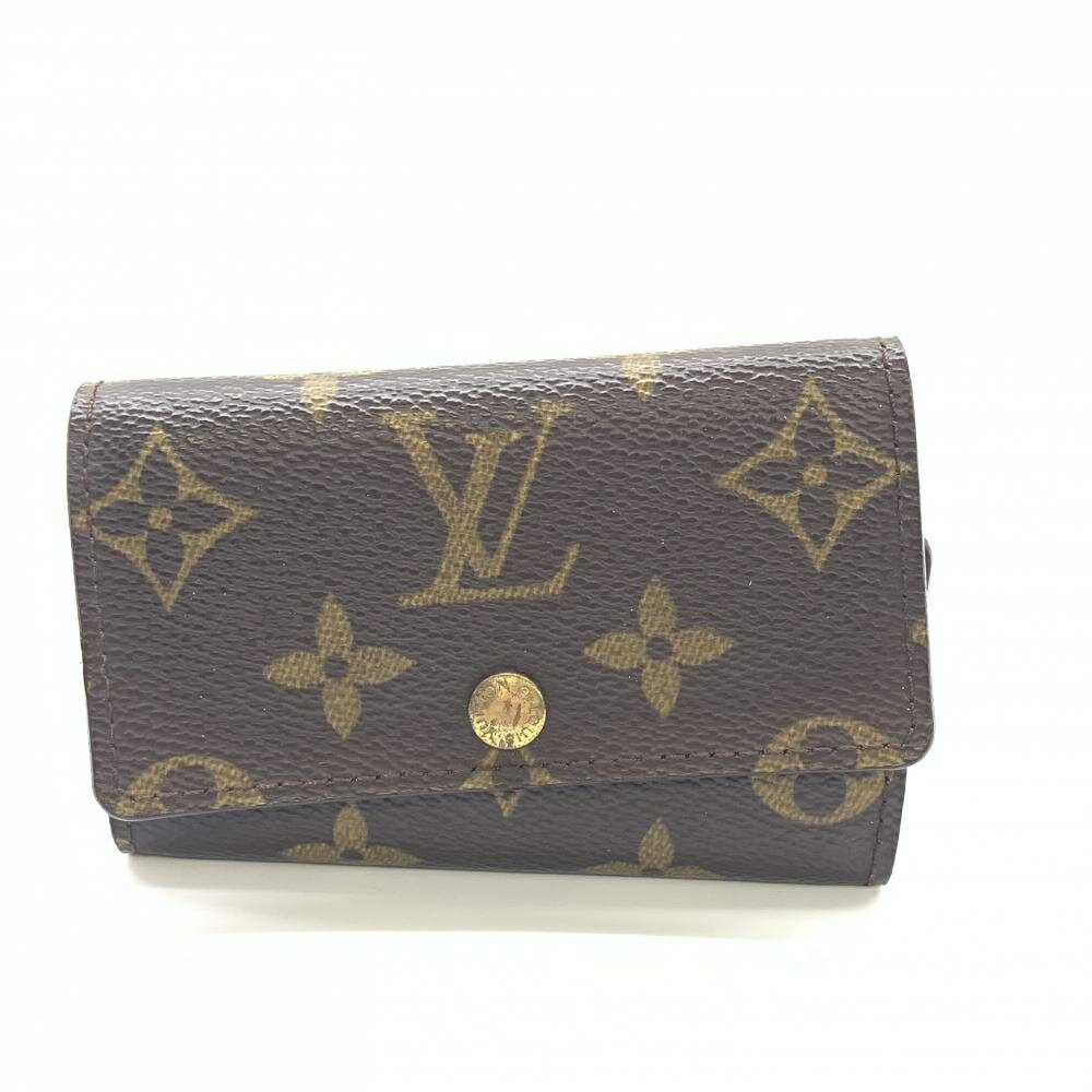 LOUIS VUITTON ルイヴィトン M62630 ミュルティクレ6 モノグラム 6連キーケース キーホルダー ブラウン ブランドSLG 管理HS35504