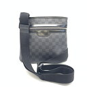 LOUIS VUITTON ルイヴィトン N58028 トマス ダミエグラフィット メンズ ショルダー メッセンジャーバッグ 黒 ブラック グレー 管理HS35663