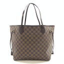 ルイヴィトン バッグ ダミエ（レディース） LOUIS VUITTON ルイヴィトン N51105 ネヴァーフルMM ダミエ 旧型 レディース トートバッグ ショルダー 肩掛け ブラウン 廃盤 管理RT35896