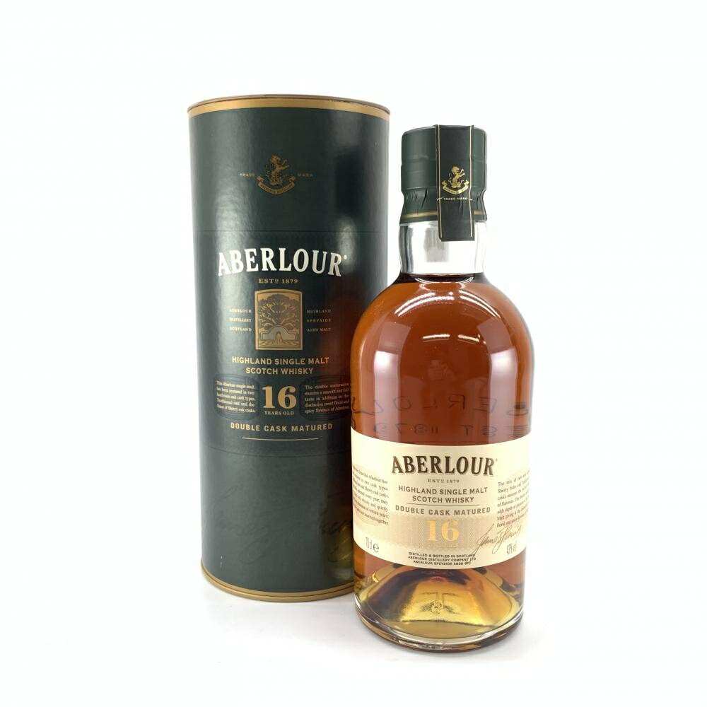 ABERLOUR アベラワー 16年 16年 ダブルカスク マチュアード 700ml 43% DOUBLE CASK MATURED スペイサイド シングルモルト スコッチ ウイスキー 管理YI36047