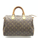 LOUIS VUITTON ルイヴィトン M41526 スピーディ30 ハンドバッグ ミニボストンバッグ モノグラム ブラウン ファスナー開閉 管理HS36147