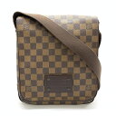 LOUIS VUITTON ルイヴィトン N51210 ブルックリンPM ダミエ ブラウン ショルダーバッグ 斜め掛け メッセンジャー メンズ 管理RT36247