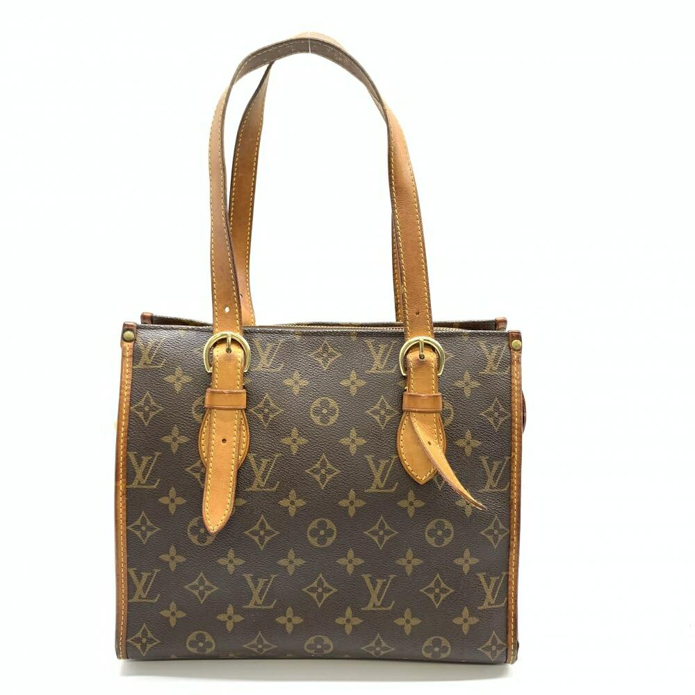 ショルダーバッグ LOUIS VUITTON ルイヴィトン M40007 ポパンクール ハンドバッグ ショルダーバッグ モノグラム ブラウン ファスナー開閉 管理HS37135