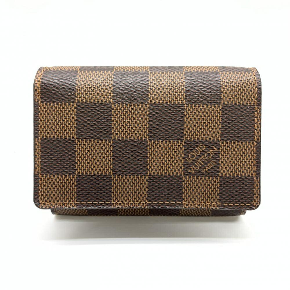 ルイヴィトン 名刺入れ LOUIS VUITTON ルイヴィトン N62920 アンヴェロップ・カルト ドゥ ヴィジット ダミエ ブラウン カードケース 名刺入れ 管理RT37461