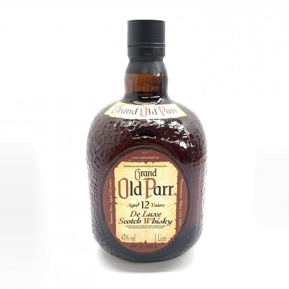 オールドパー　ウイスキー Grand Old Parr グランド オールドパー 12年 1000ml 43度 ブレンデッド スコッチ ウイスキー 古酒 モルト グレーン 管理RT37539