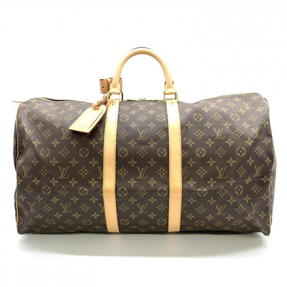 LOUIS VUITTON ルイヴィトン M41424 キーポル55 モノグラム ボストンバッグ 旅行かばん ユニセックス ブランド 管理RT37745