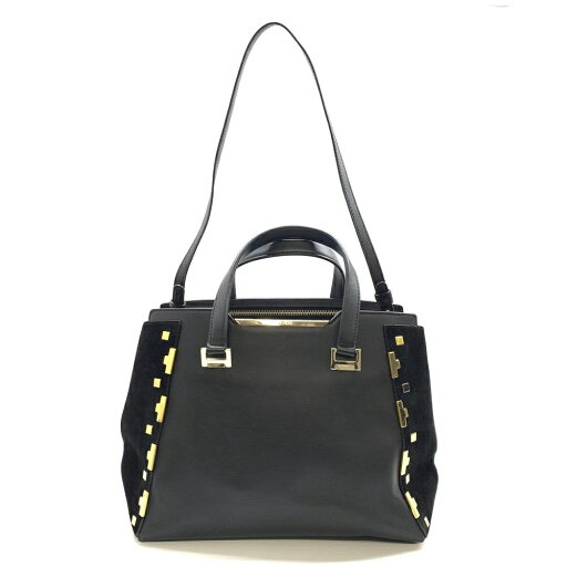 JIMMY CHOO ジミーチュウ スエード トートバッグ 2WAYショルダーバッグ 肩掛け 黒 ブラック ゴールド金具 レディース 管理RT40716 JIMMY CHOO ジミーチュウ スエード トートバッグ 2WAYショルダーバッグ 肩掛け 黒 ブラック ゴールド金具 レディース 管理RT40716