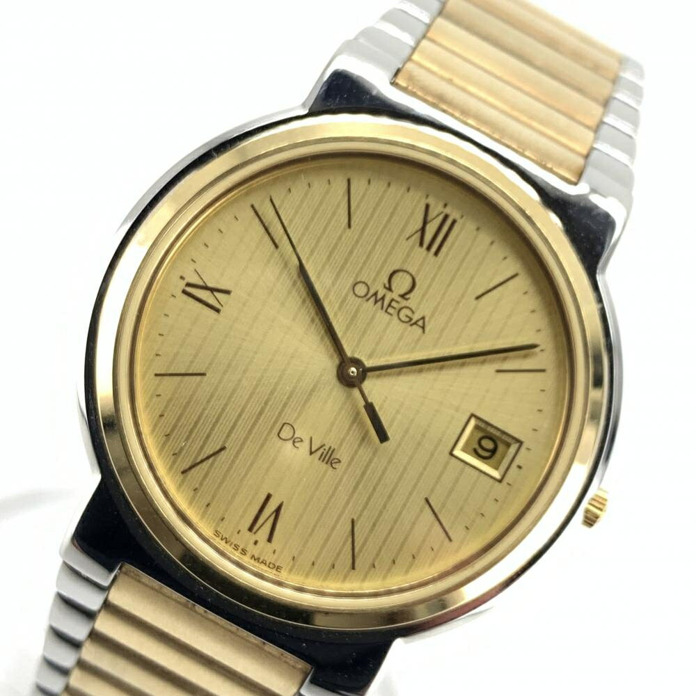 【超美品】OMEGA オメガ Deville デビル デイト クォーツ 腕時計 楽天市場】オメガ デビル クォーツ 中古(メンズ腕時計|腕時計