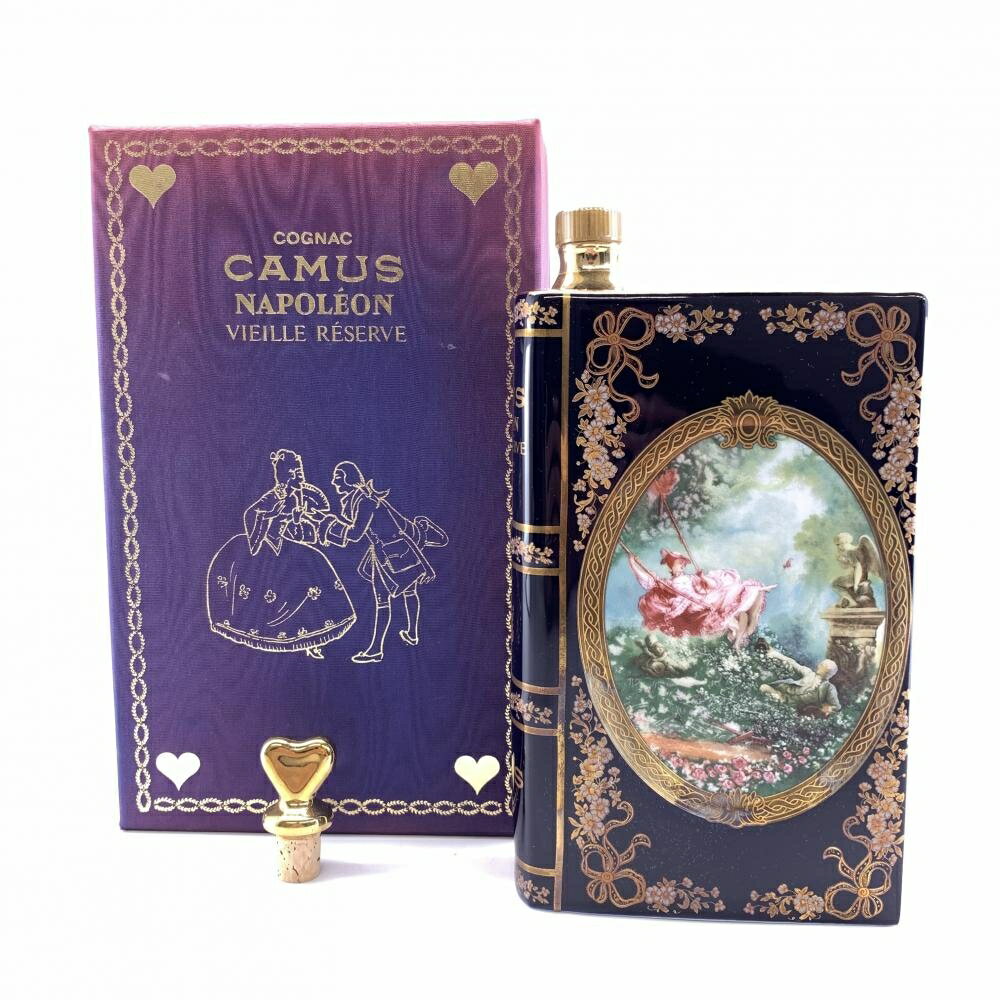 CAMUS カミュ NAPOLEON VIEILLE RESERVE ナポレオン ブック 紳士と淑女 700ml 40% コニャック ブランデー 管理YI43317